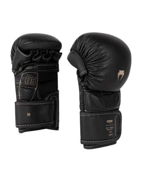 Venum MMA Gloves Sparring Impact Evo Scales Black