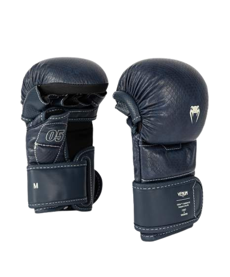 Venum MMA Gloves Sparring Impact Evo Scales Midnight Blue