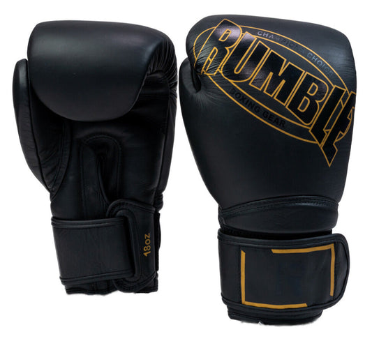 Rumble Competition Boxing Gloves Black/Gold