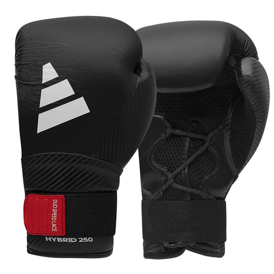 Adidas Boxing Gloves Hybrid 250 Duo Lace Black
