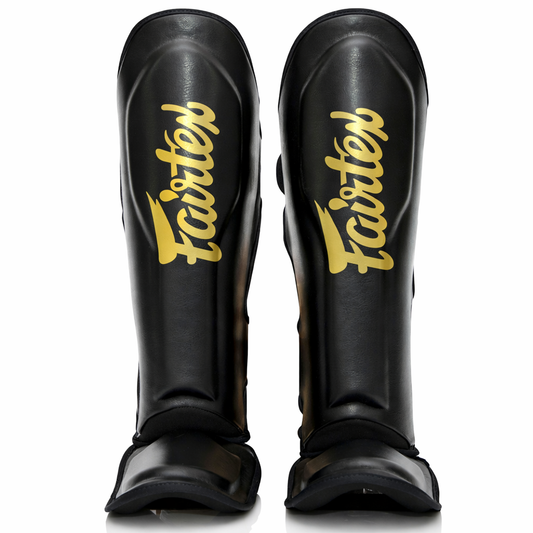 Fairtex Shin Guards Booster FXB-SG Black/Gold
