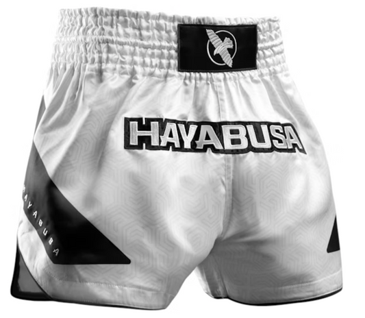 Hayabusa Muay Thai Shorts Core White