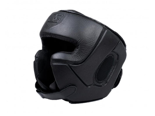Joya Gear Head Guard Elite Performance Leather Black