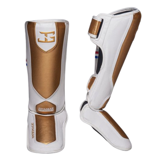 Joya Gear Shin guards Performance White/Gold
