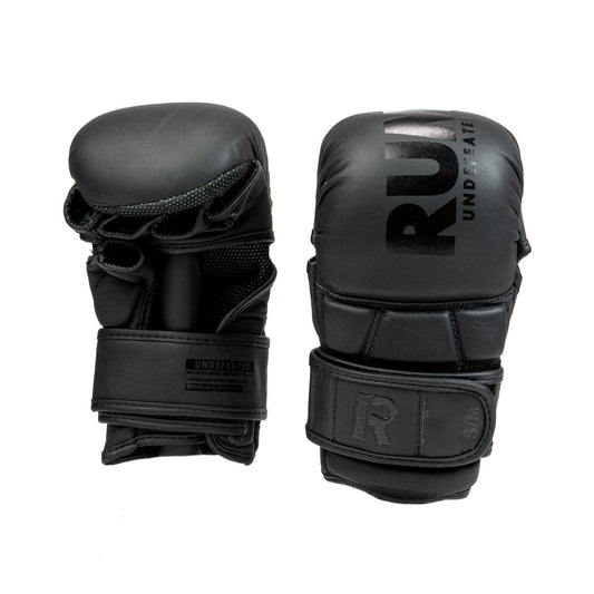 Rumble MMA Gloves PU Undefeated Black/Black