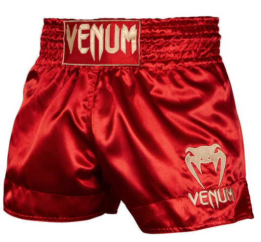 Venum Kickboxing Shorts Classic Bordeaux Red/Gold