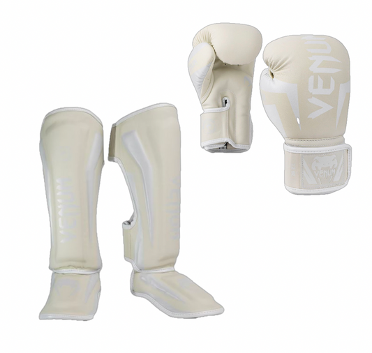 Venum Kickboxing Set Elite White-Ivory