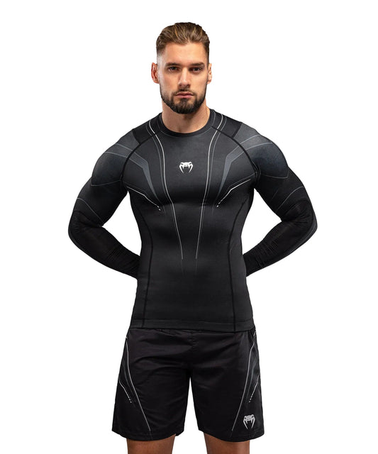 Venum Streamline Rashguard Long Sleeve Black/White