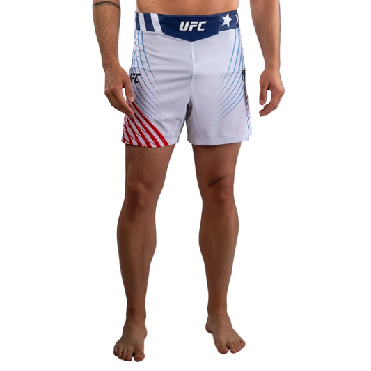 Venum X UFC Official Freedom 250 Venum Authentic Fight Night Fight Short White
