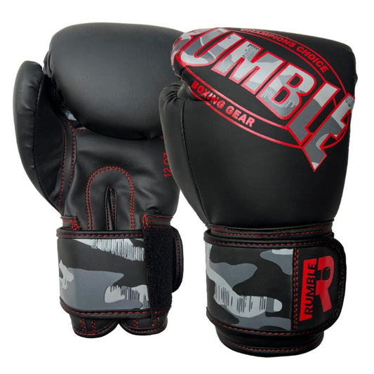 Rumble Boxing gloves Kids Camo Black/Red