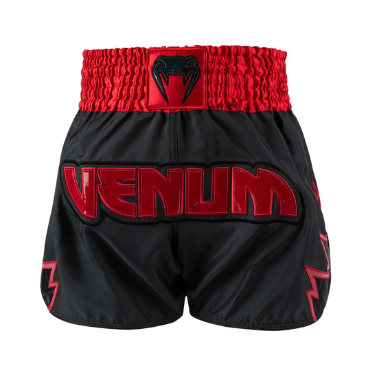 Venum kickboxing shorts Inferno Charcoal Grey/Red