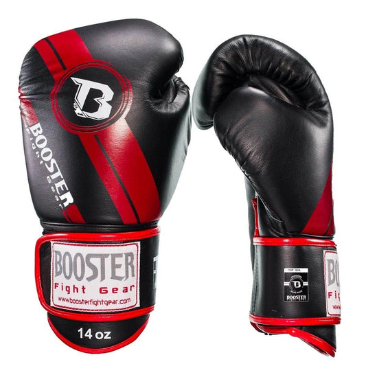 Booster Boxing Gloves Pro Range BGL Black/Red Foil V3