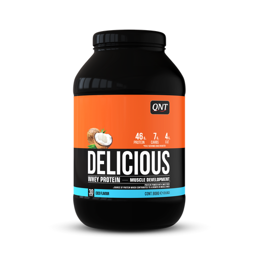 QNT Delicious Whey Protein 908 grams Coconut