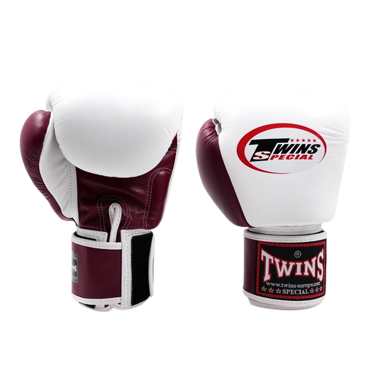 Twins Boxing gloves BGVL 3 White/Maroon