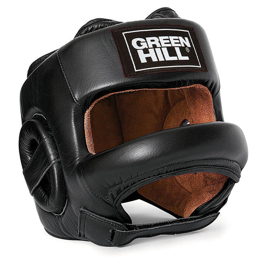 Headguard Green Hill Fort Leather