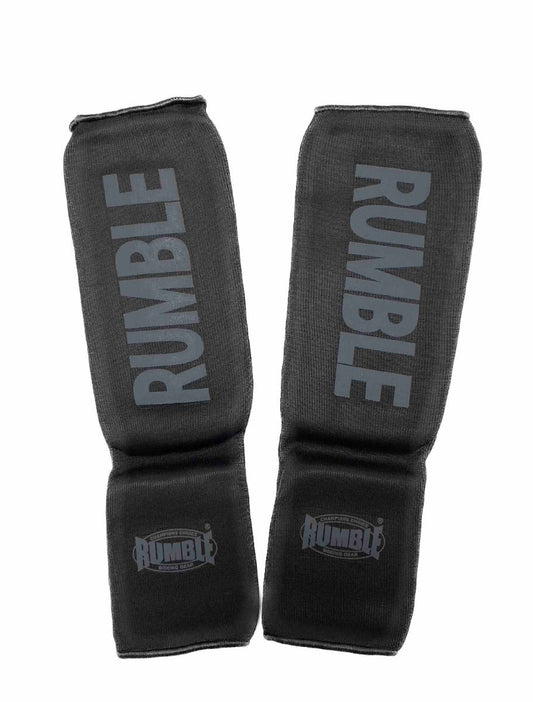 Rumble Shin Guards Sleeve 3.0 Black-Grey
