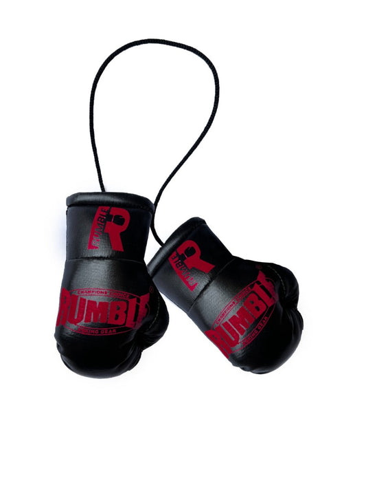 Rumble Mini Boxing Gloves Black/Red 2.0