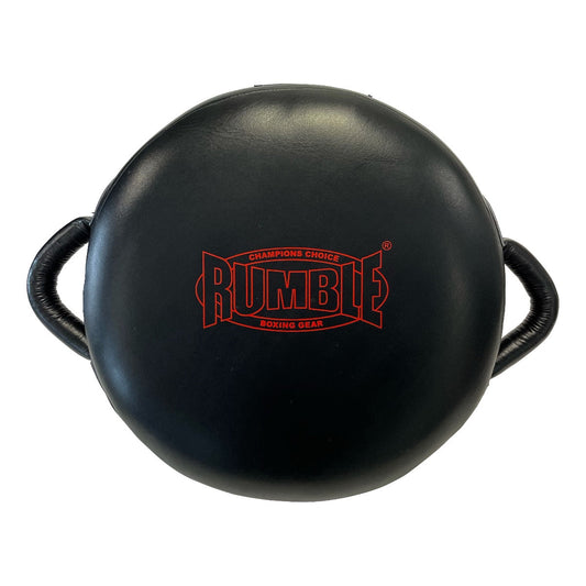 Rumble Round Lever Pad Black-Red leather