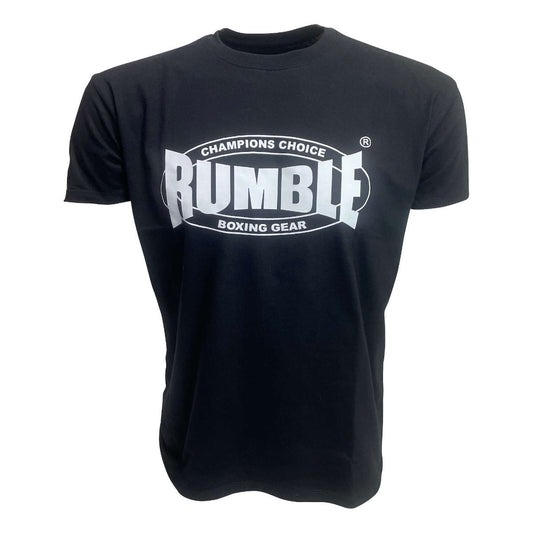 RUMBLE T-SHIRT MODEL RT-26 BLACK-WHITE