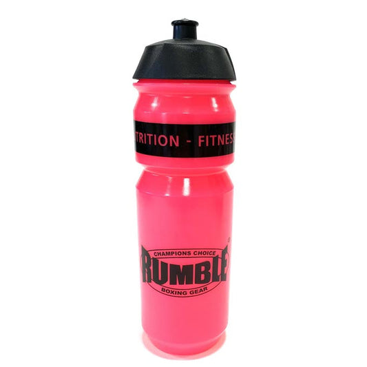 Rumble Water Bottle Pink-Black
