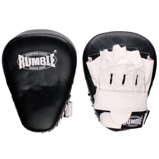 Rumble Hand Pads Curved Ready Leather per pair