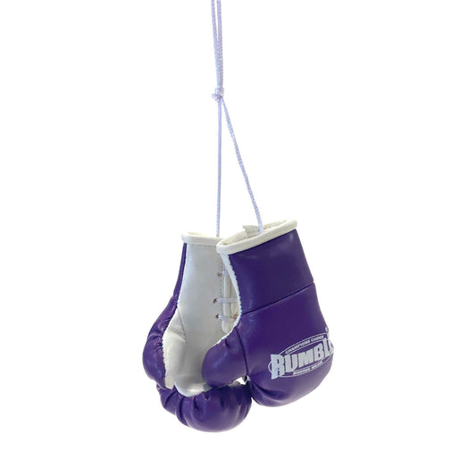 Rumble Mini Boxing Gloves Purple/White