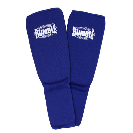 Rumble Shin Guards Sleeve Blue