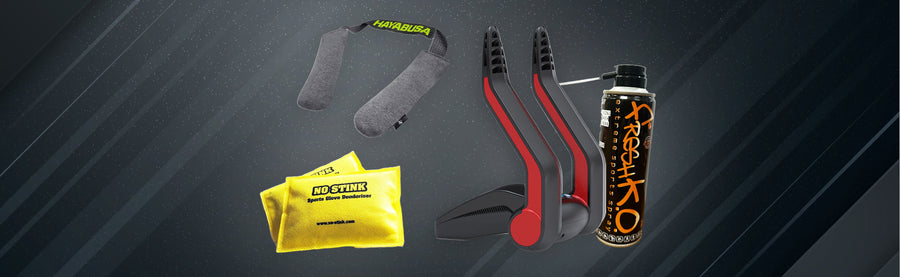 How do I maintain my boxing gloves and shin guards?