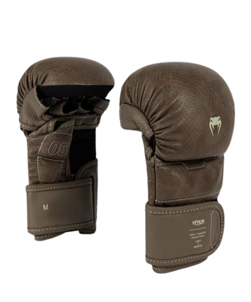 Venum MMA Gloves Sparring Impact Evo Scales Brown