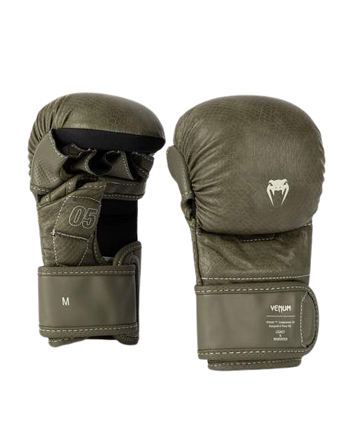 Venum MMA Gloves Sparring Impact Evo Scales Army Green