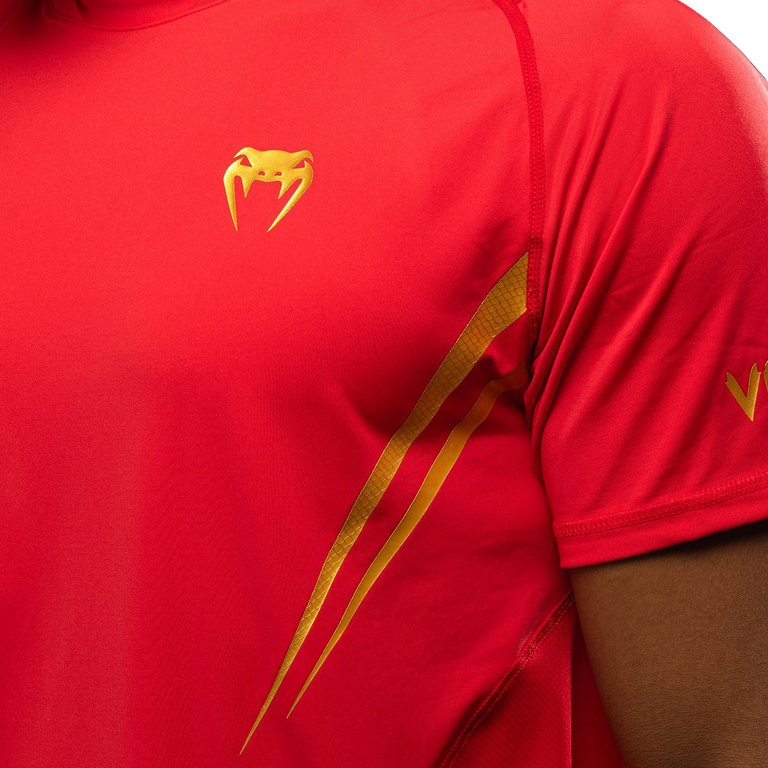 Venum X WOW FC Dry-Tech T-shirt Fiery Red