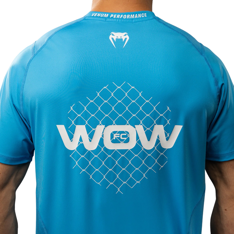 Venum X WOW FC Dry-Tech T-shirt Ocean Blue