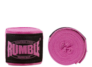 Rumble Hand Wrap Elastic Junior Pink