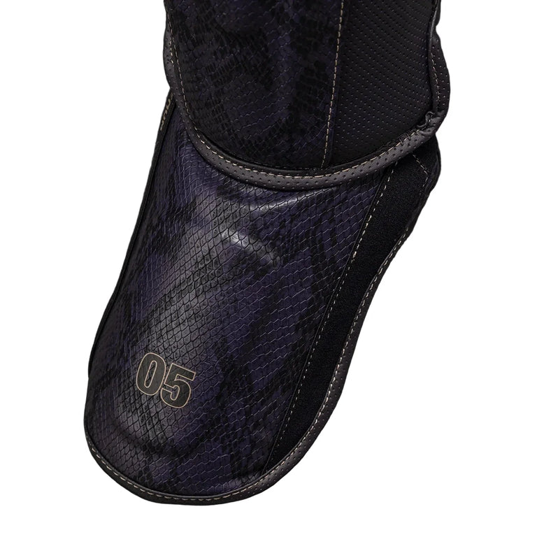 Venum Shin Guards Impact Evo Scales Dark Purple
