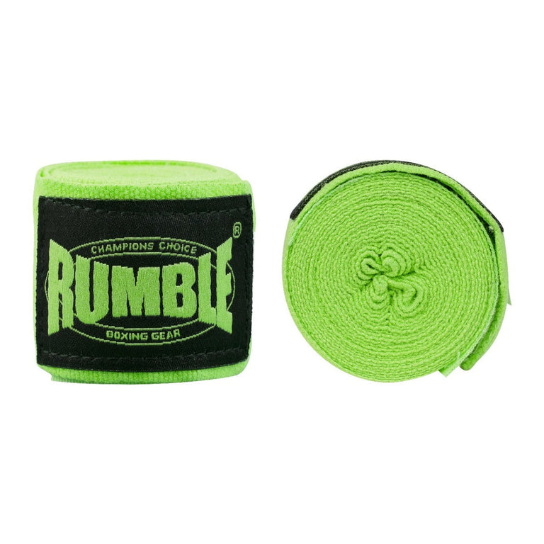 Rumble Hand Wrap Elastic Junior Neon Green