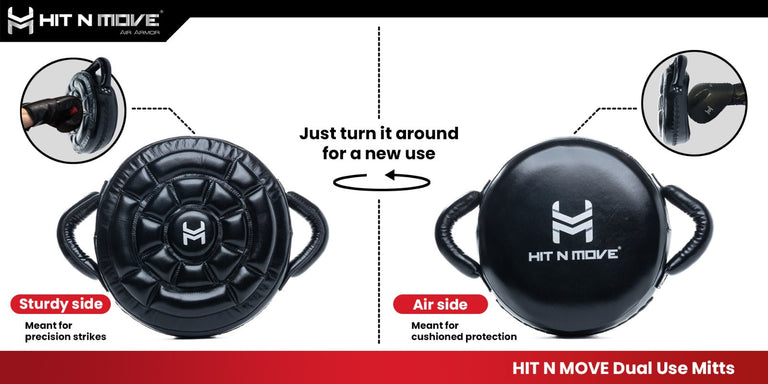 Hit N Move Lever Punch Pad Black