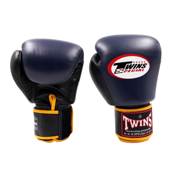 Twins Boxing Gloves BGVL 3 Black/Navy/Yellow