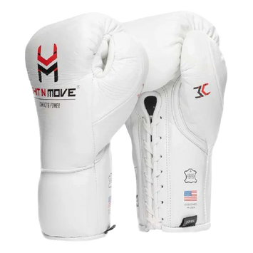 Hit N Move Bag and Conditioning Boxing Gloves Compact 16oz White
