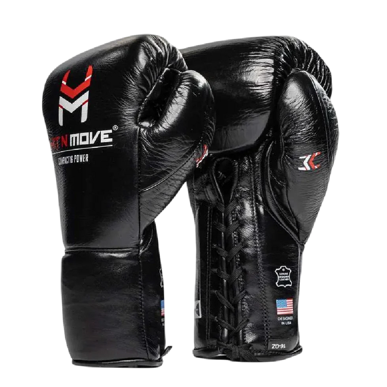 Hit N Move Bag and Conditioning Boxing Gloves Compact 16oz Black