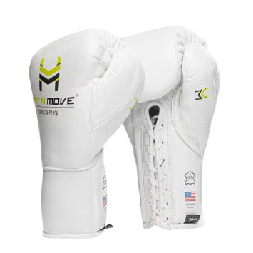Hit N Move Bag and Conditioning Boxing Gloves Compact 14oz White