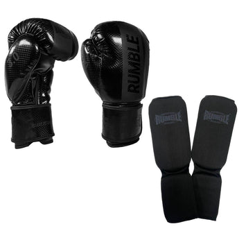 Rumble Kickboxing Set Junior 3.0 + Sleeve Black/Black