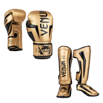 Venum Kickboxing Set Elite Gold/Black