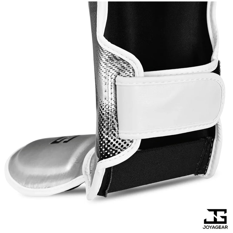 Joya Gear Shin Guard Evolution Silver/White