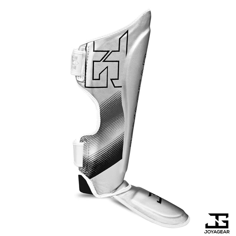 Joya Gear Shin Guard Evolution Silver/White