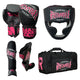 Rumble Kickboxing Set Kids Camo Black/Pink + Headguard + Sports Bag