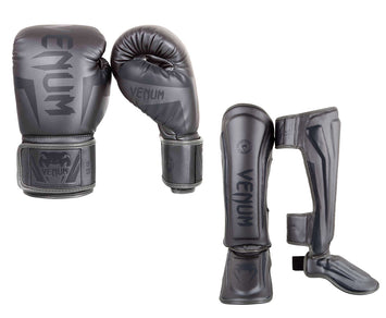 Venum Kickboxing Set Elite Grey/Grey