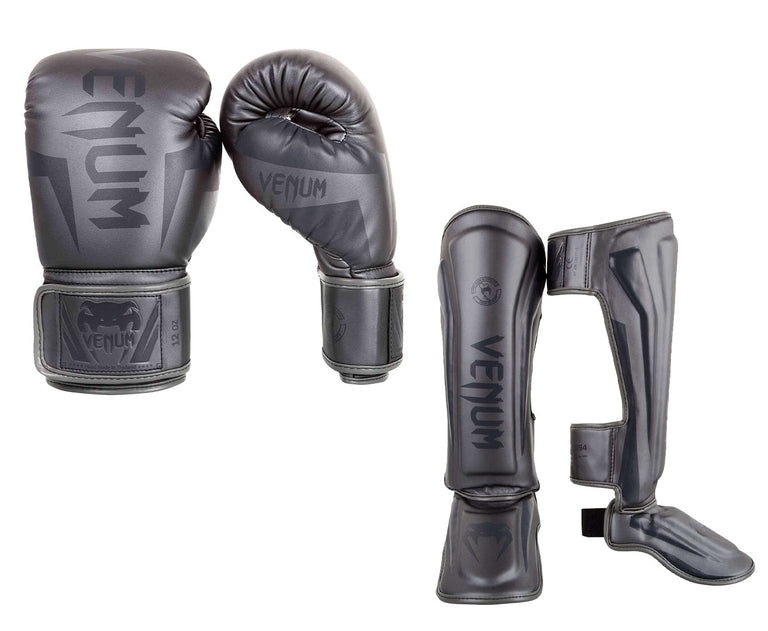 Venum Kickboxing Set Elite Grey/Grey