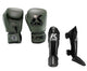 King Pro Boxing Kickboxing Set BGVL 3 Green + SGL 7
