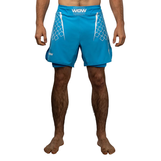 Venum X WOW FC Fightshort Ocean Blue