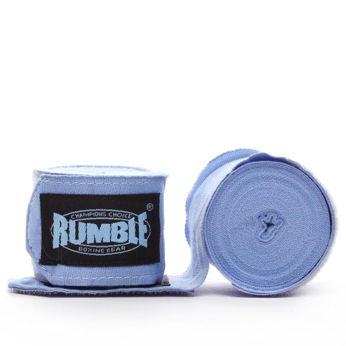 Rumble Hand Wrap Boxing 3 Pairs - 4 Meters - Baby Blue/Blue/Navy